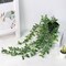 Artificial Hanging Plants Fake Small Potted Plants Faux Mandala Vines Plastic Greenery Plants for Living Room Shelf Tabletop Decor (2 PCS)